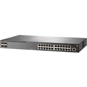 HPE 2930F 2930F 24G 4SFP 24 Puertos Gestionable Conmutador de nivel 3 - Ethernet de 10 gigabits, Gigabit Ethernet - 10GBase-X, 10/100/1000Base-TX - 3 Capa compatible - Modular - Par trenzado, Fibra Óptica - 1U - Montable en bastidor, De Escritorio