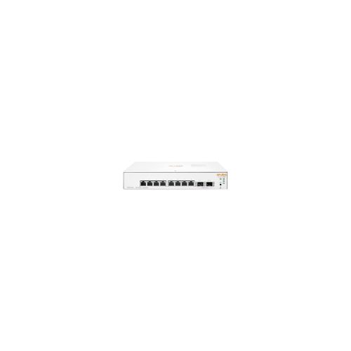 HPE Instant On 1930 8 Puertos Gestionable Conmutador Ethernet - 4 Capa compatible - Modular - 2 Ranuras SFP - 11W Power Consumption - Fibra Óptica, Par trenzado
