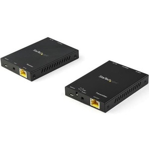 StarTech.com Transmisor de vídeo (emisor/receptor) - Cableado - 1 Dispositivo de Entrada - 1 Dispositivo de salida - 50m Alcance - 2 x Red (RJ-45) - 1 x Entrada HDMI - 1 x Salida HDMI - 3840 x 2160 Resolución de vídeo - 4K - Par trenzado - Categoría 6