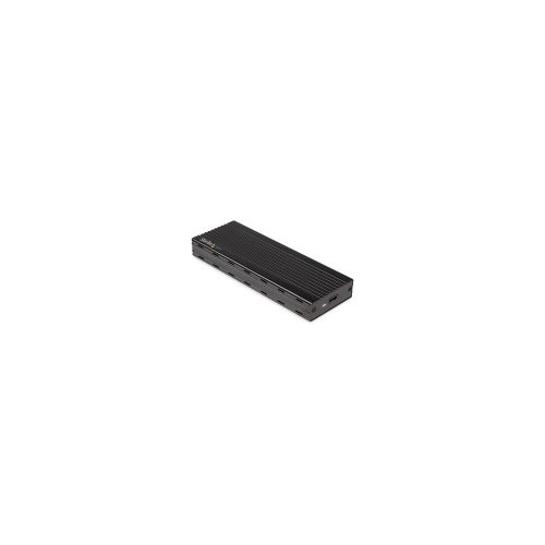 StarTech.com Carcasa de unidad - USB 3.1 Tipo C Interfaz de host - Soporte UASP Externo - Negro - 1 x SSD admitido - 1 x Bahía Total - Aluminio, Plástico