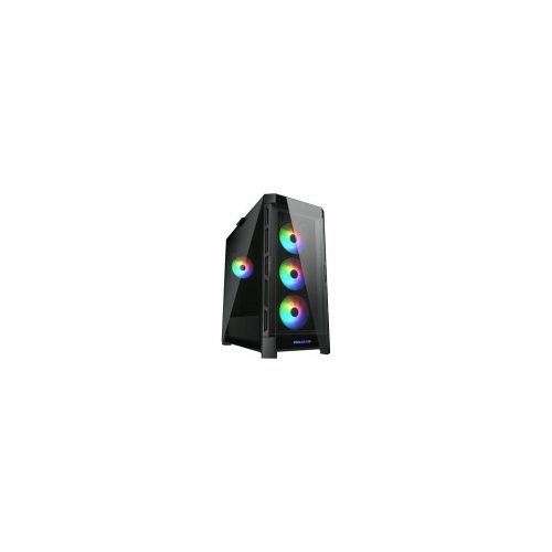 COUGAR Duoface Pro RGB CGR-5AD1B-RGB Gabinete para computadora gamer - Mini ITX, Micro ATX, ATX, SSI CEB, EATX Placa base admitida - Media Torre - Metálico, Vidrio templado, Nilón - 9 x Ventilador(es) admitido - 2 x Compartimiento interno 3.5" - 2 x Compartimiento interno 2.5" - 10 x Ranura(s) - 1 xSalida audio - Refrigeración por Ventilador/Líquido
