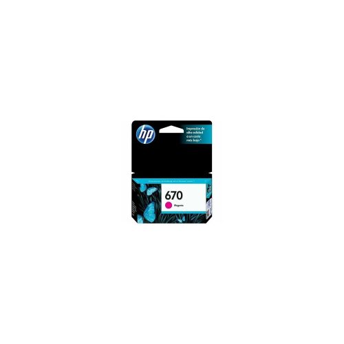 Cartucho de tinta HP 670 Inyección de tinta - Magenta - Original