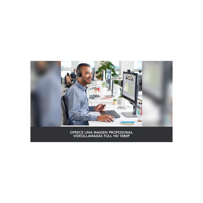 Logitech HD Pro Webcam C920S - Webcam - color - 1920 x 1080 - audio