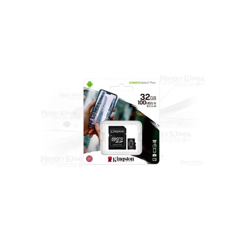 MEMORIA micro SD 32GB KINGSTON CANVAS SELECT PLUS