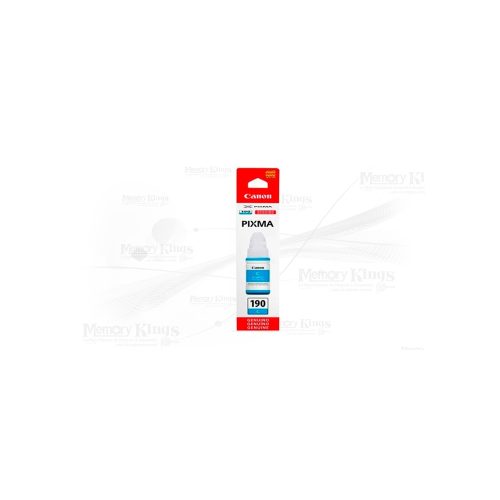 Botella de TINTA CANON GI-190 Cyan 70ml.