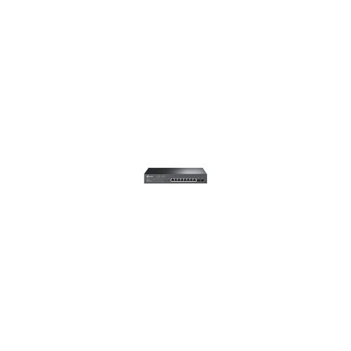 TP-Link JetStream TL-SG2210MP - Conmutador - inteligente - 8 x 10/100/1000 (PoE+) + 2 x SFP - montaje en rack