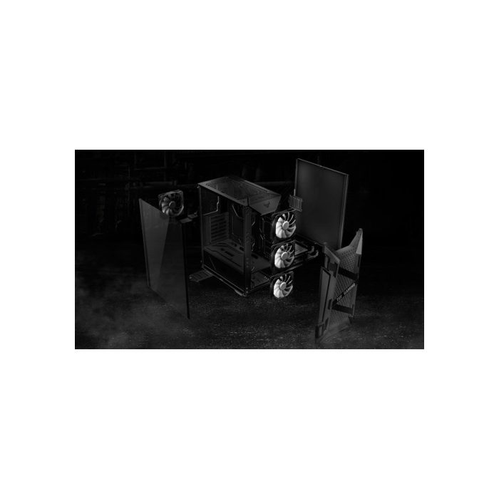CASE Mid Tower ASUS TUF GAMING GT301 ARGB BLACK