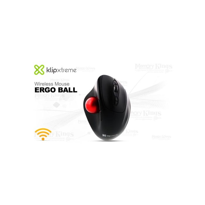 MOUSE KLIP XTREME KMW-800 TRACKBALL ERGO Wireless