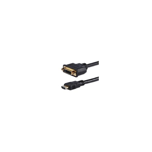 StarTech.com 20.32cm DVI/HDMI Cable de vídeo - Solamente - Cable for Dispositivo de Vídeo, Monitor, Portátil - Apantallado - Negro
