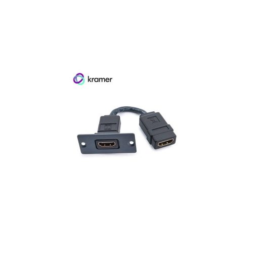 PLACA DE PARED KRAMER W-H(W-HDMI)(B) INSERCION HDMI (85-0009399)