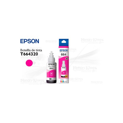Botella de TINTA EPSON 664 Magenta 70ml