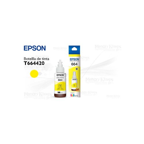 Botella de TINTA EPSON 664 Yellow 70ml