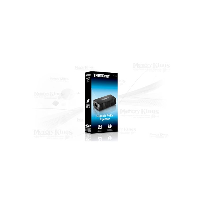 Inyector PoE GbE TRENDNET TPE-115GI FULL DUPLEX
