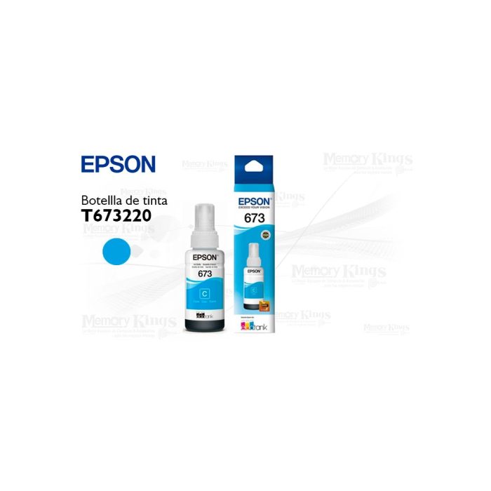 Botella de TINTA EPSON 673 Cyan 70ml