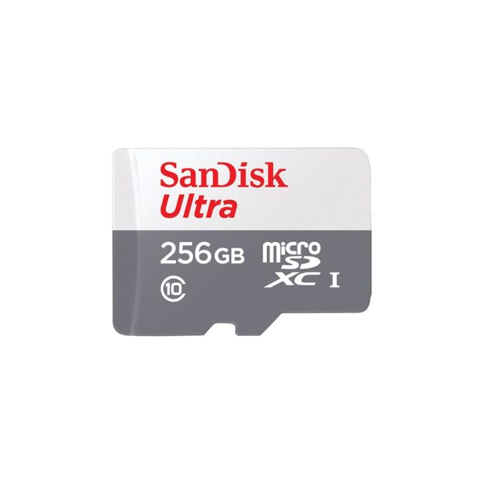 SanDisk Ultra - Tarjeta de memoria flash (adaptador microSDXC a SD Incluido) - 256 GB - Class 10 - microSDXC UHS-I