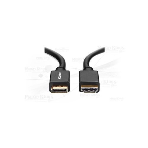 CABLE DisplayPort a HDMI1.8mts KUMO 4K 30Hz