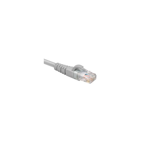 Nexxt - Cable de interconexión - RJ-45 (M) a RJ-45 (M) - 2.1 m - UTP - CAT 5e - moldeado, trenzado - gris