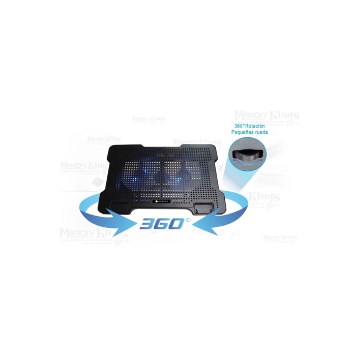COOLER PARA LAPTOP 15.6 ANTRYX XTREME N300 BLACK