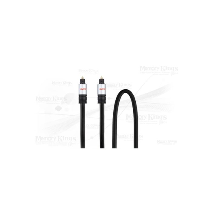 Cable óptico Kumo 1.8m de alta velocidad para conexión de audio y video - excelente calidad de señal