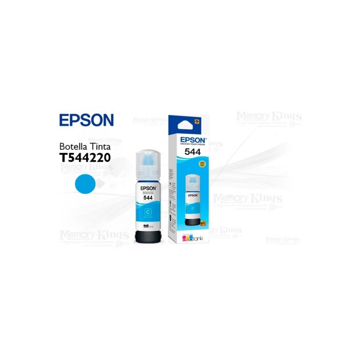 Botella de TINTA EPSON 544 Cyan 65ml