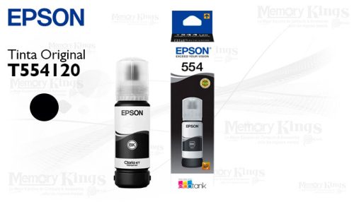 Botella de TINTA EPSON 554 BLACK
