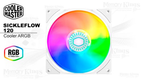 COOLER CASE 120MM COOLER MASTER SF120 ARGB WHITE