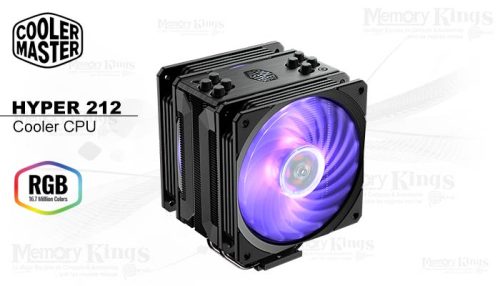 COOLER CPU AIR COOLER MASTER HYPER 212 BLACK EDIT.