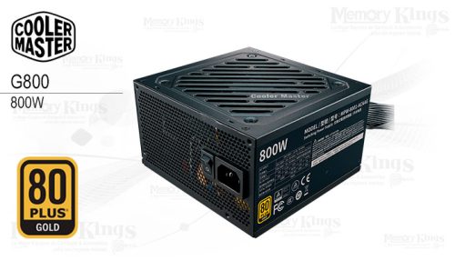 FUENTE 800W 80plus GOLD COOLER MASTER G800