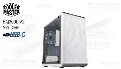 CASE Mini Tower COOLER MASTER EQ300L V2 WHITE