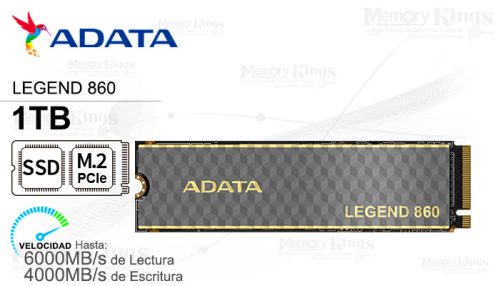 UNIDAD SSD M.2 PCIe 1TB ADATA LEGEND 860