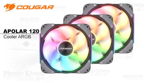 COOLER CASE 120MM COUGAR APOLAR 120 ARGB 3IN1 BLACK