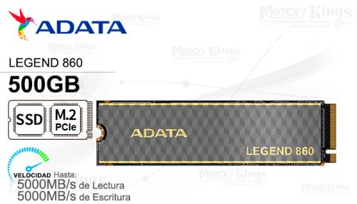 UNIDAD SSD M.2 PCIe 500GB ADATA LEGEND 860