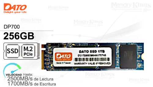 UNIDAD SSD M.2 PCIe 256GB DATO DP700