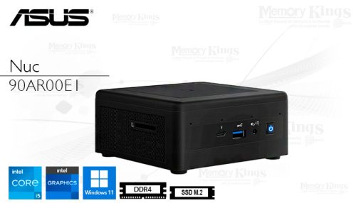 PC Barebone ASUS NUC 12 Pro Core i5-1240P 16|512" graficos Intel Iris Xe, W11PRO