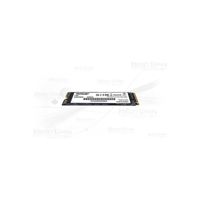 Unidad en estado sólido PATRIOT P320, 512GB, M.2 2280 PCIe Gen 3 x4 NVMe 1.3