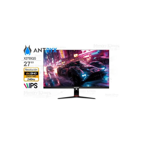 MONITOR 27 ANTRYX IPX2755QGXP iPS 2K QHD 240HZ 1MS, RGB, PIVOTE