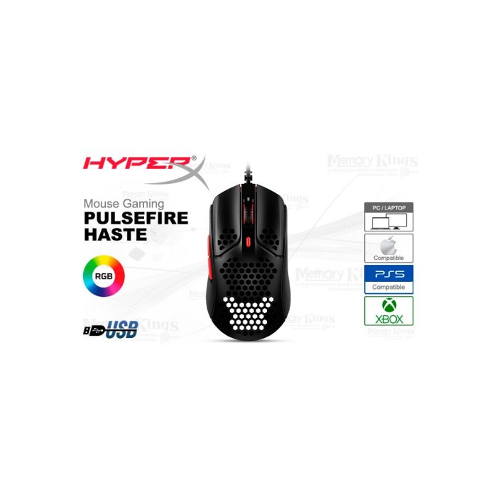 MOUSE Gaming HYPERX Pulsefire Haste RGB 16K BLACK