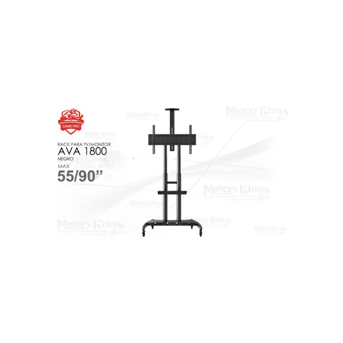 SOPORTE RACK PEDESTAL MOVIL GAME PRO AVA1800 BLACK