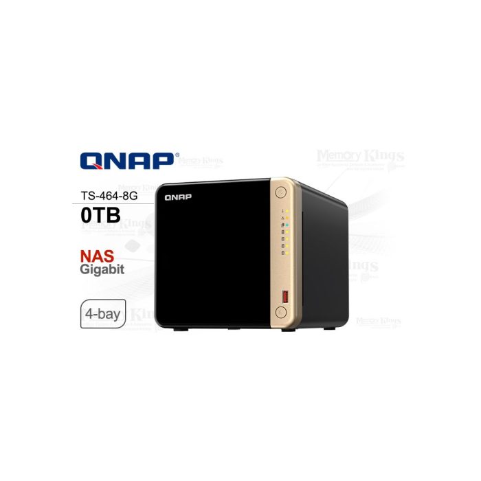ALMACENAMIENTO NAS 0TB QNAP TS-464-8G 4-Bahias