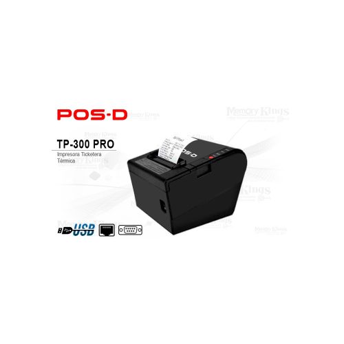 IMPRESORA Termica POS-D TP-300 PRO RED|USB|Serial