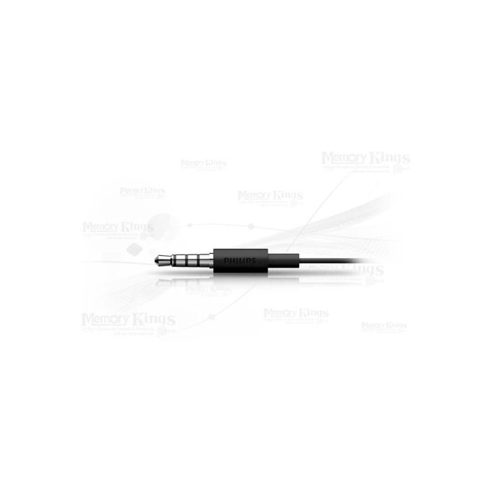 AUDIFONO C/MICROF. PHILIPS IN-EAR SHE1405BK 3.5MM BLACK*