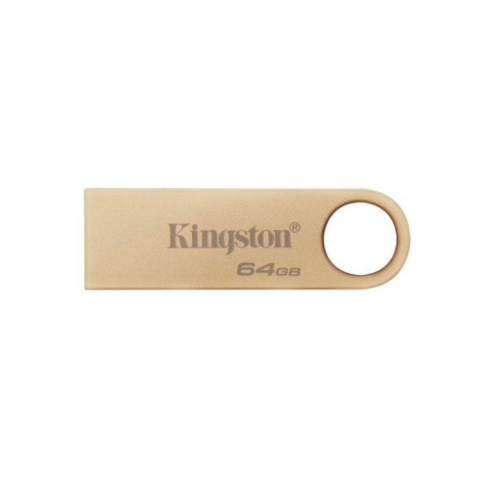 MEMORIA USB 64GB KINGSTON DT SE9 G3 metal gold
