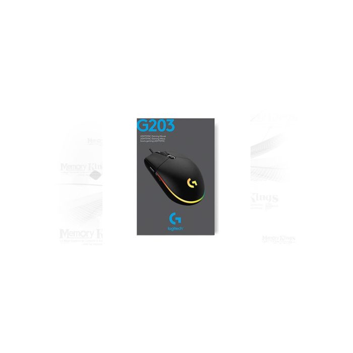 MOUSE Gaming LOGITECH G203 LIGHTSYNC RGB 8K BLACK