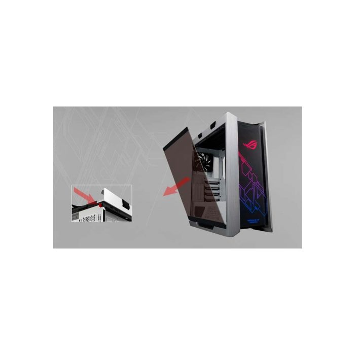 CASE Mid Tower ASUS ROG STRIX HELIOS RGB SILVER