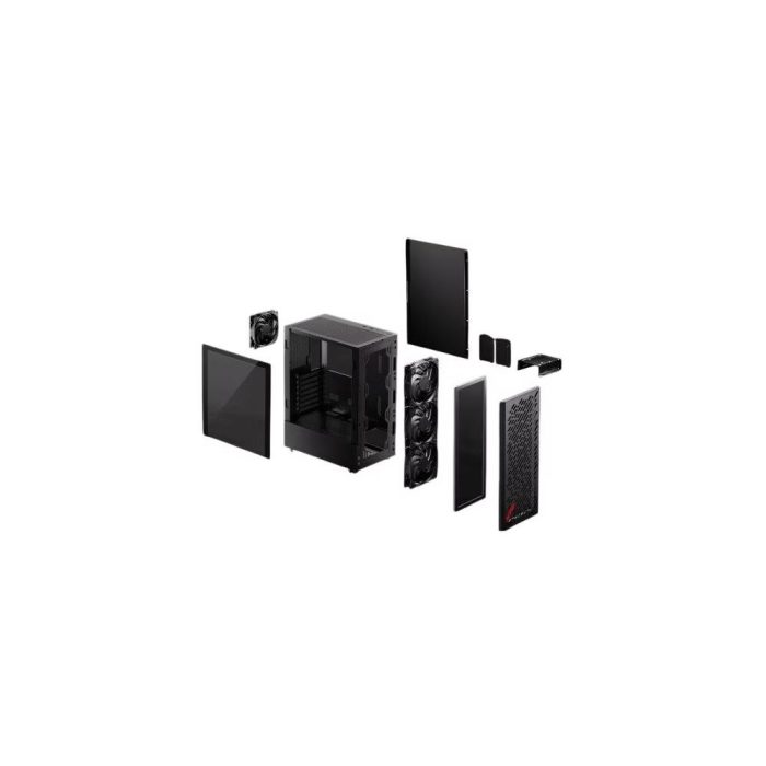 Caja para PC XPG Valor Air ATX negra - Diseño optimizado y gran flujo de aire para tu gaming