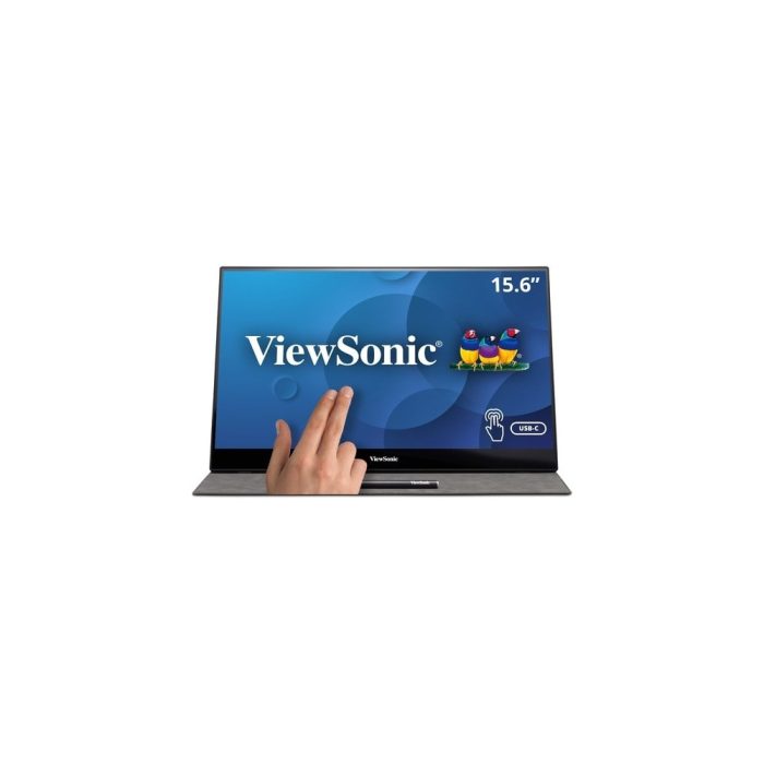 MONITOR portatil 16 VIEWSONIC TD1655 iPS FHD USB-C TACTIL con Parlante integrado