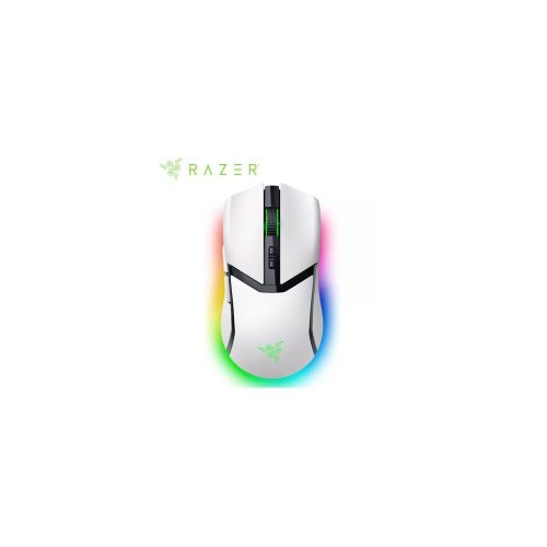 MOUSE RAZER COBRA PRO 30K DPI MULTI-DISPOSITIVO 170H WIRELESS / BT / USB-A SWITCH OPTICO 90M 11 ZONAS CHROMA WHITE (RZ01-04660200-R3U1)
