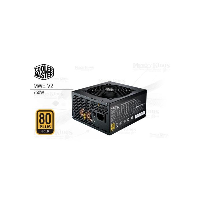 FUENTE 750W 80plus GOLD COOLER MASTER MWE GOLD 750 FULL MODULAR