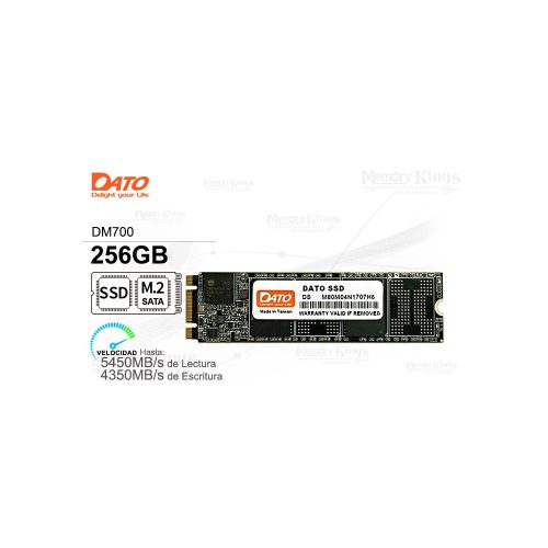 UNIDAD SSD M.2 SATA 256GB DATO DM700