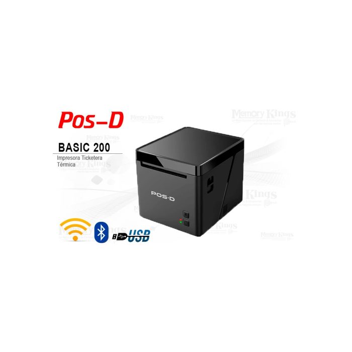 IMPRESORA Termica POS-D BASIC 200 USB|BT|Wi-Fi